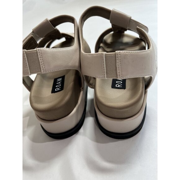 R0AM 90s Stack Sandals in Cement - Picture 7 of 10